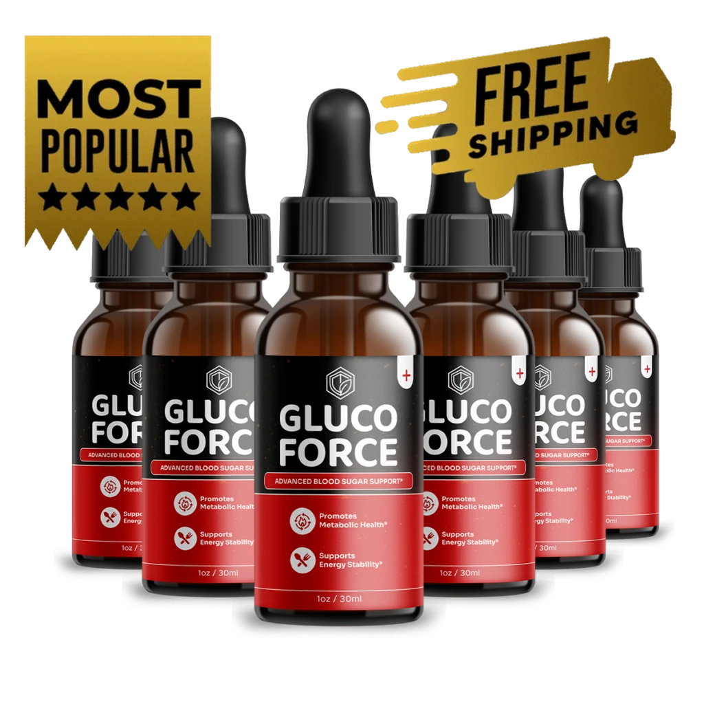 GlucoForce 6 Bottles package